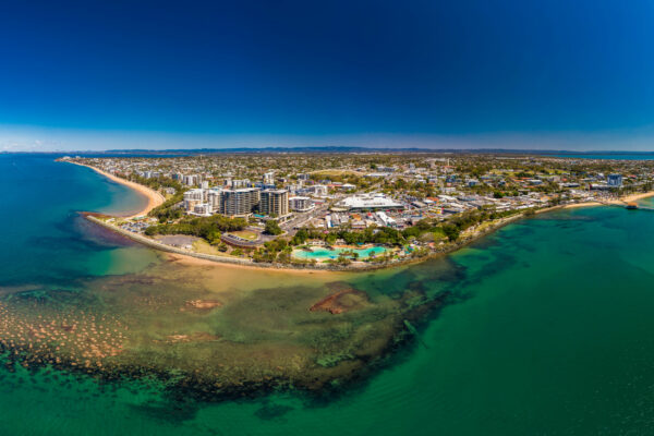 Aerial,Drone,View,Of,Settlement,Cove,Lagoon,,Redcliffe,,Brisbane,,Australia